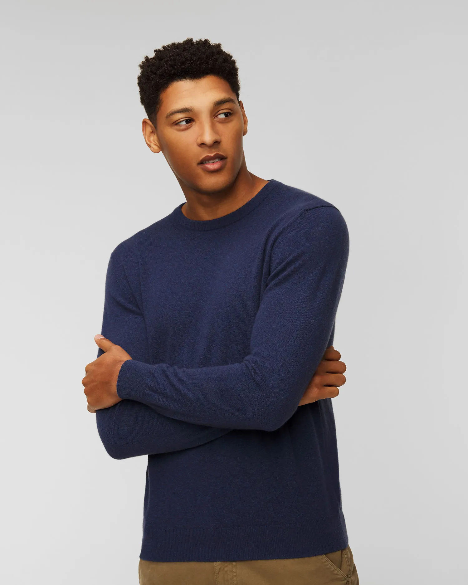 Maglione in cashmere da uomo Johnstons of Elgin kap04655hd72444-sd7244