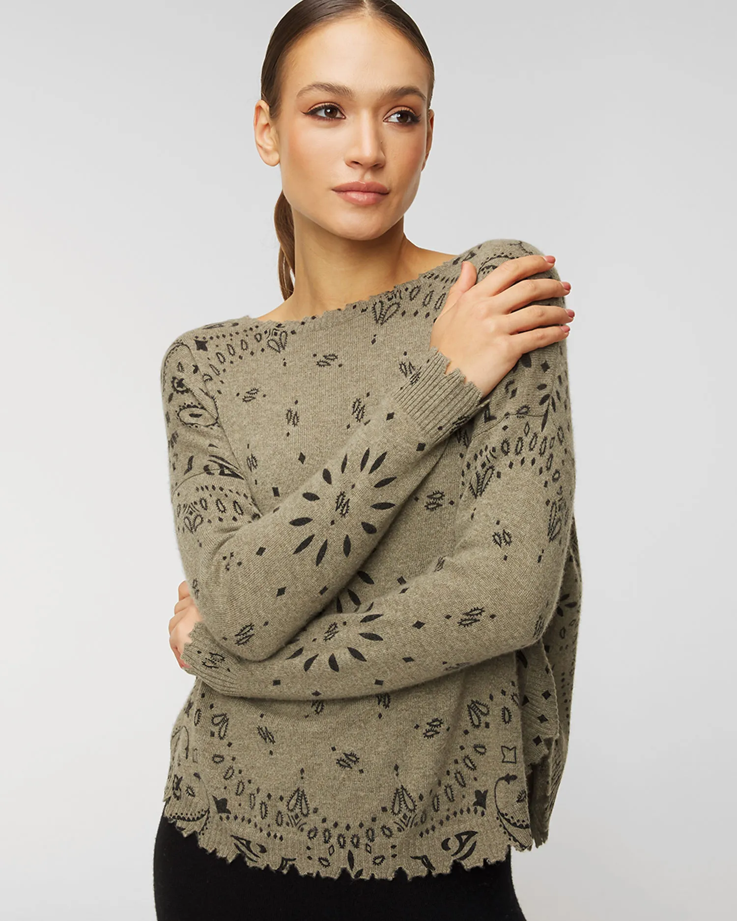 Maglione in cashmere KUJTEN MELA BANDANA F2500-2002