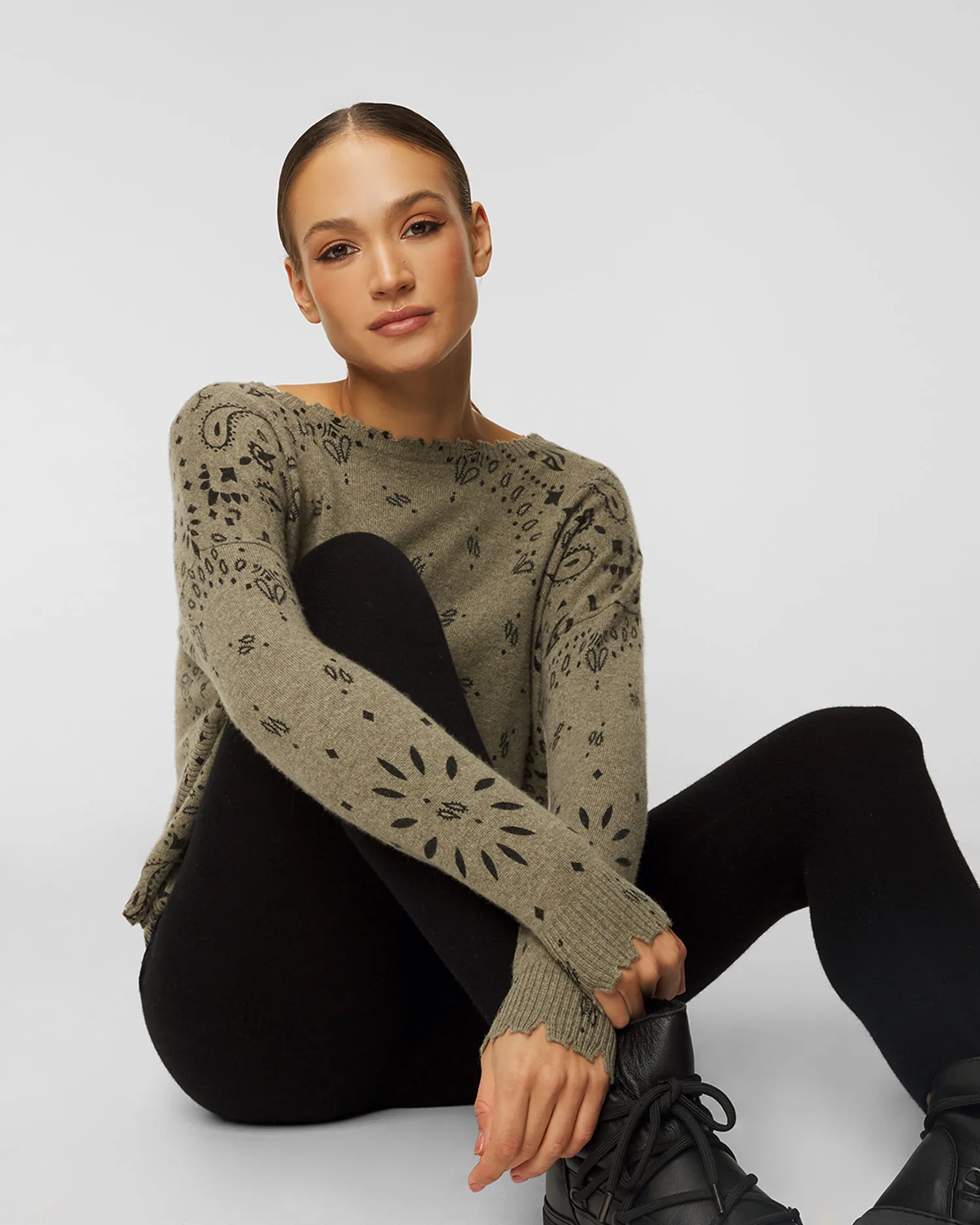 Maglione in cashmere KUJTEN MELA BANDANA F2500-2002