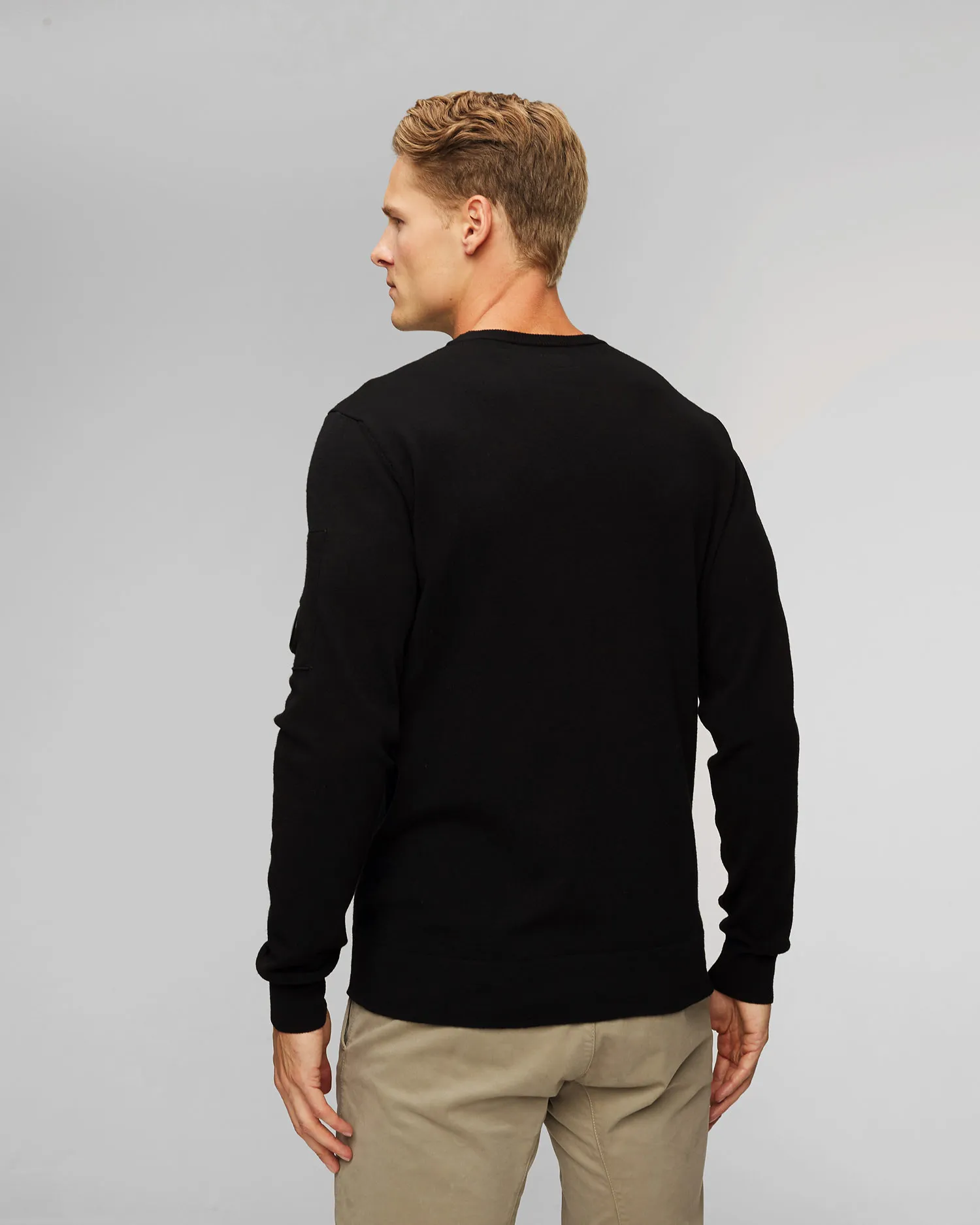 Maglione in lana da uomo C.P. Company 15cmkn072a005528a-999