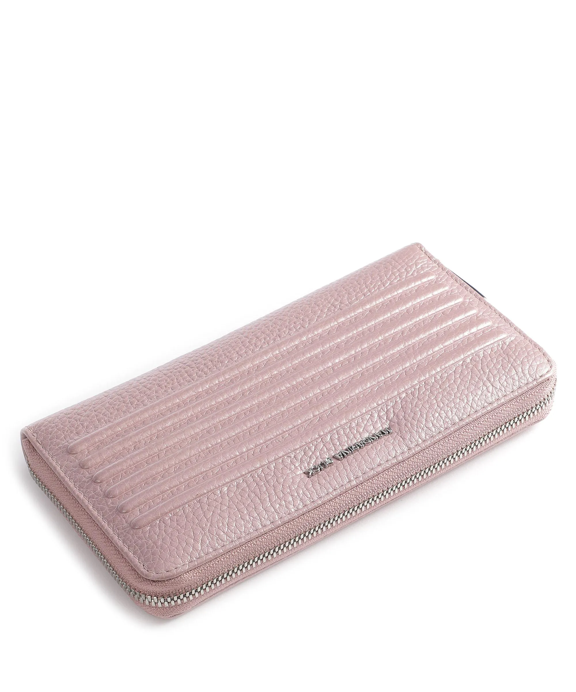  Mandarina Duck I-Con Portafoglio pelle di vitello grana rosa  