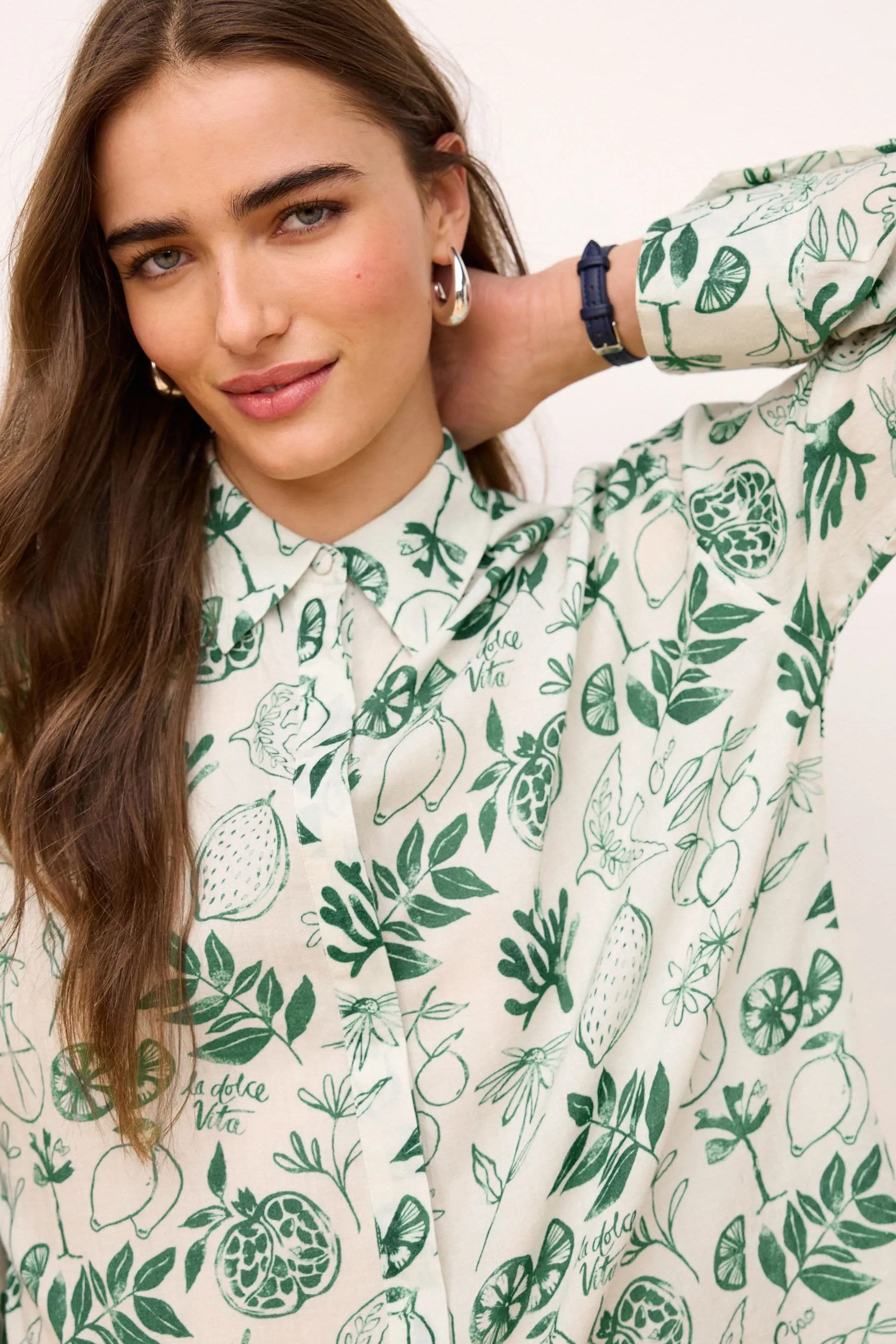 Manica lunga Con colletto - Camicia estiva