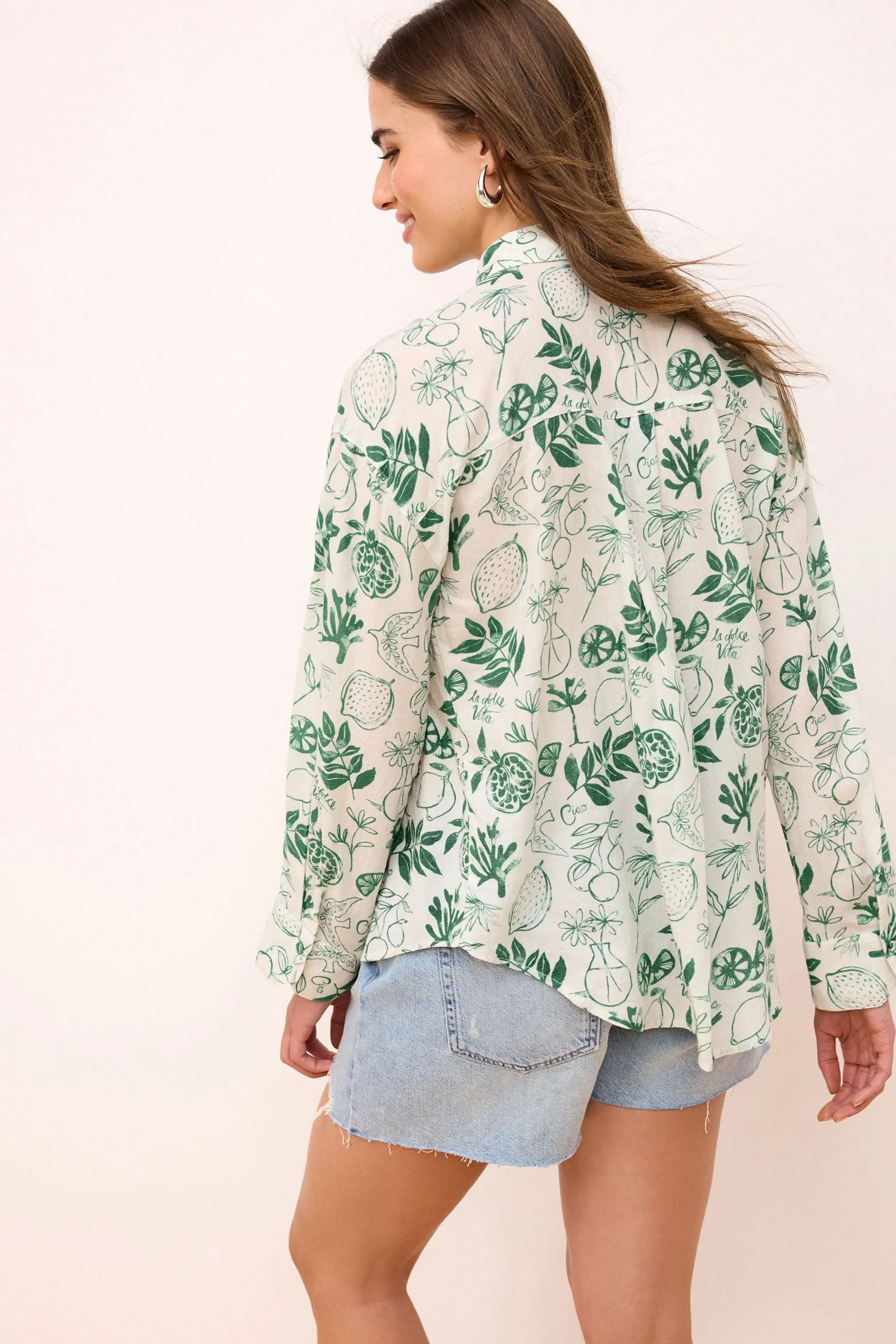 Manica lunga Con colletto - Camicia estiva