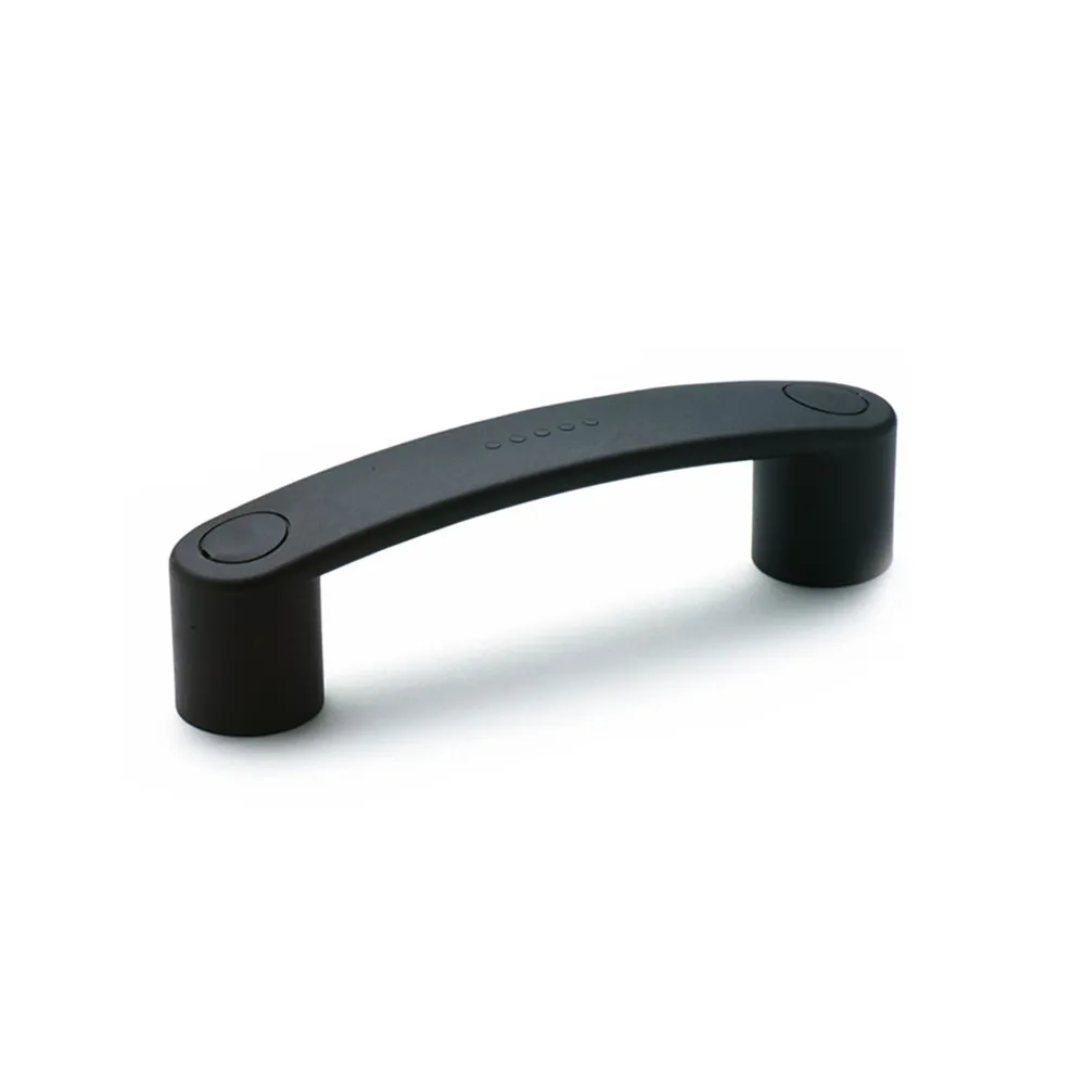 Maniglia Nero in PA Elesa, effetto Opaco, 144mm x 39 mm x 26.5mm
