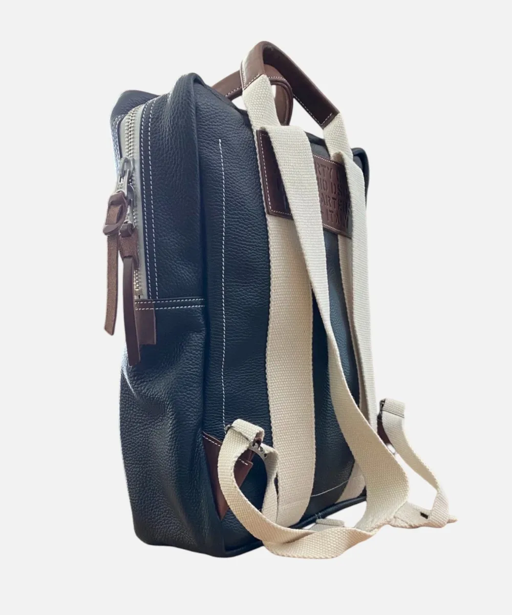 Manikomio Dsgn BPCK zaino in pelle nero