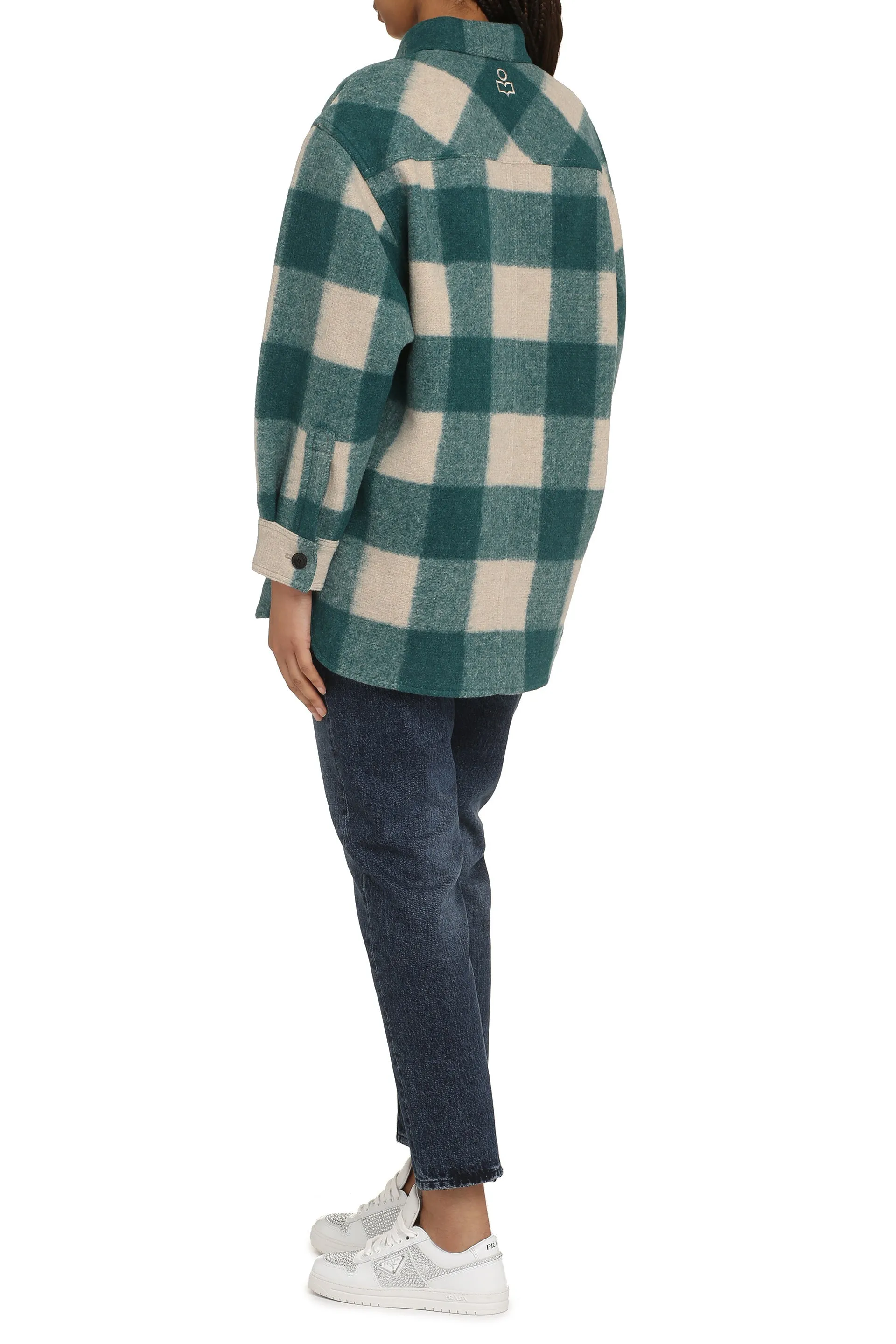 Marant étoile Overshirt Harveli in misto lana