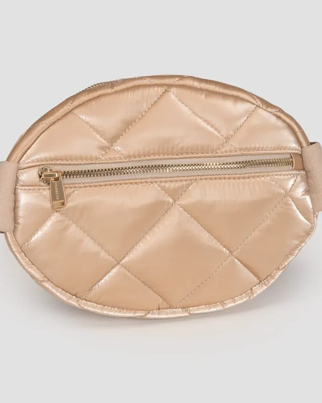 Marsupio dorato Goldbergh French