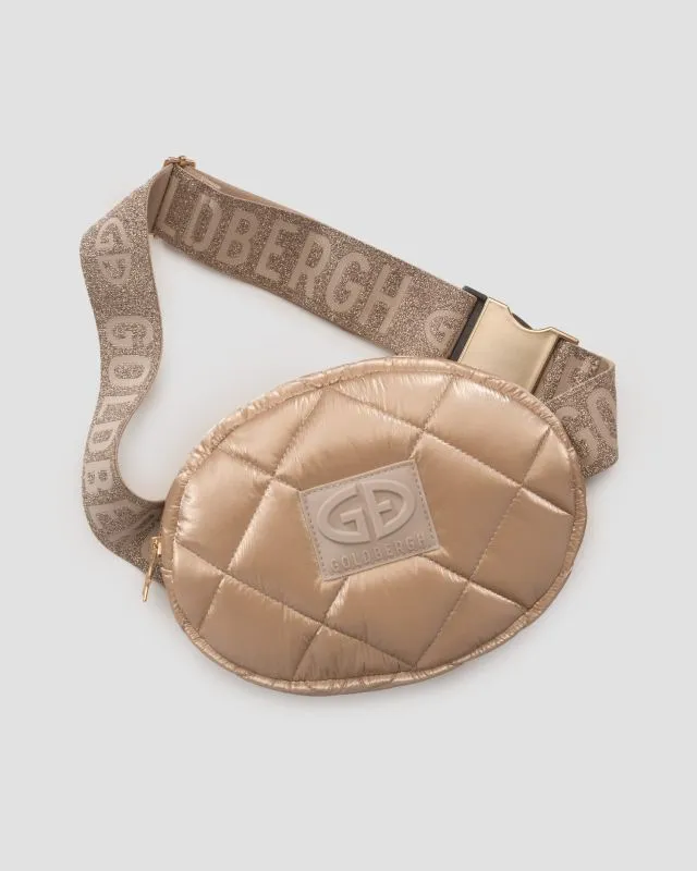 Marsupio dorato Goldbergh French
