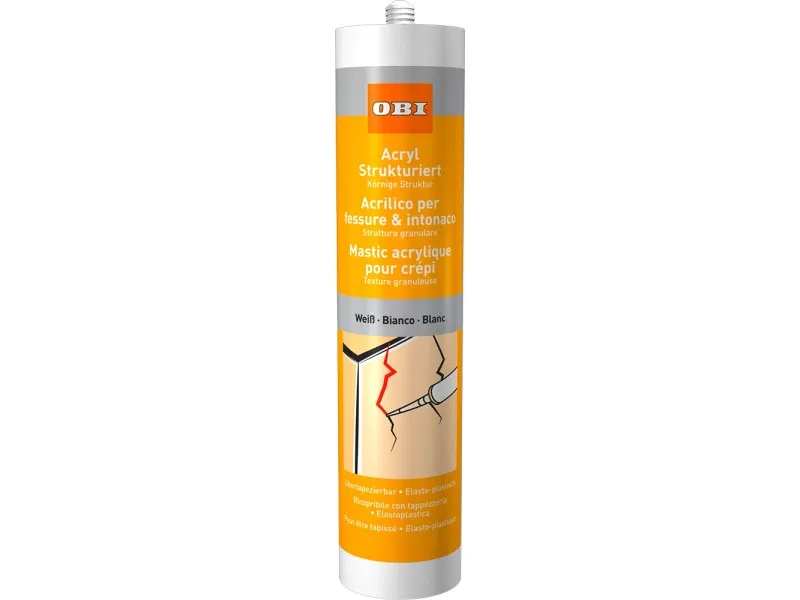 Mastice acrilico OBI bianco 310 ml