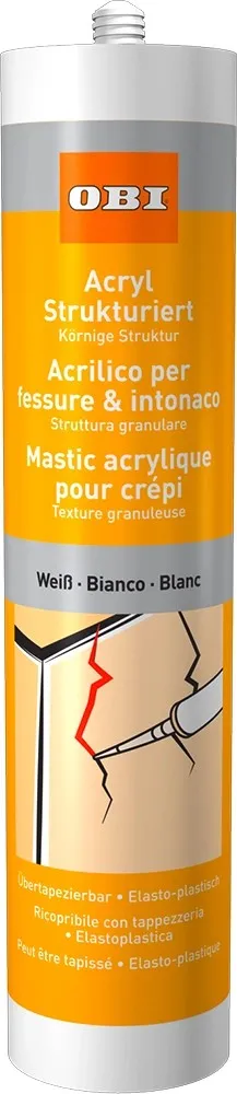 Mastice acrilico OBI bianco 310 ml