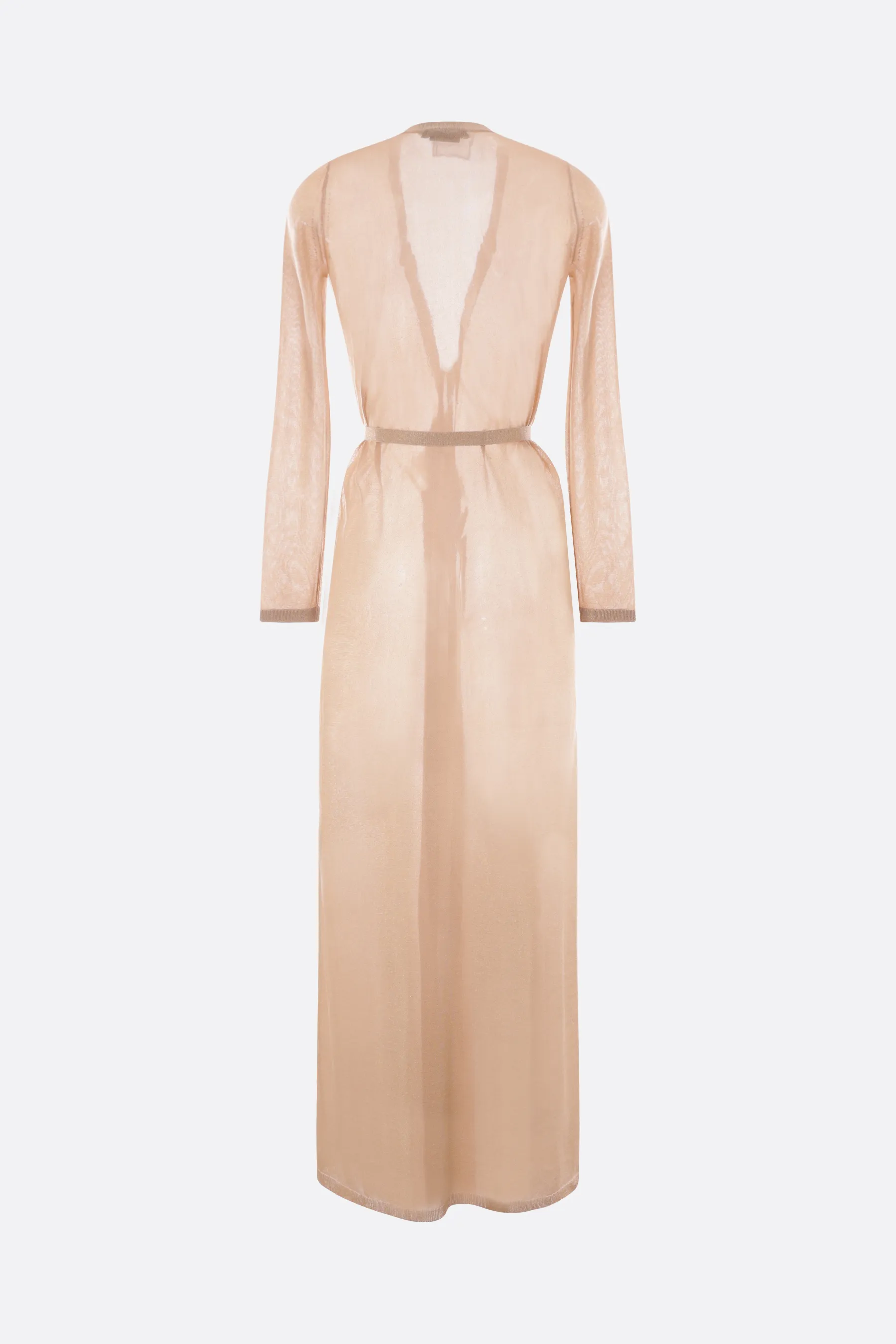 MAX MARA cardigan lungo Robby in lurex