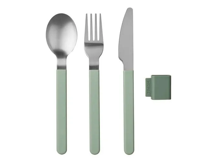 Mepal Silueta Nordic Sage set di posate - 3 pezzi