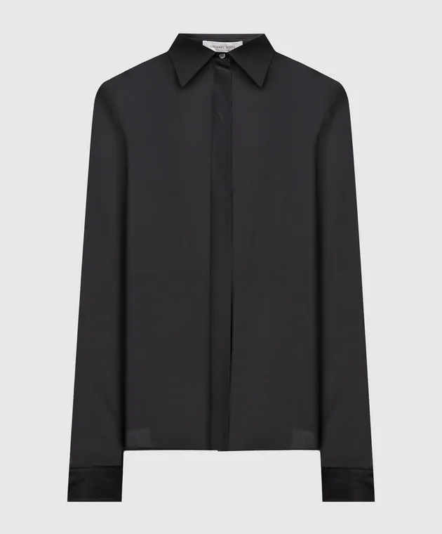 Michael Kors Camicia nera con seta EWA7250248