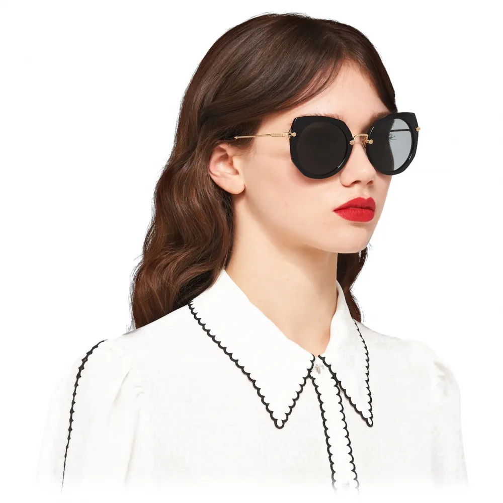 Miu Miu - Occhiali Miu Miu Artiste - Geometrici - Ardesia - Occhiali da Sole - Miu Miu Eyewear