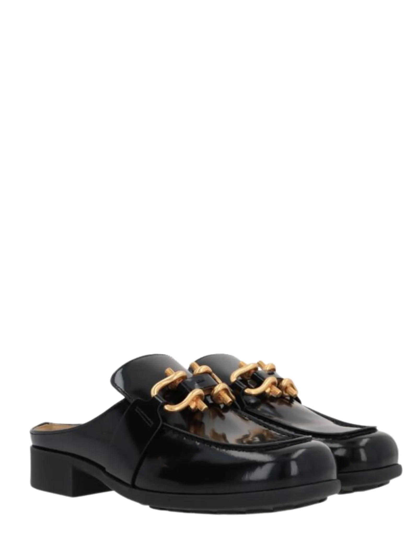 Mocassino mule Monsieur in pelle lucida