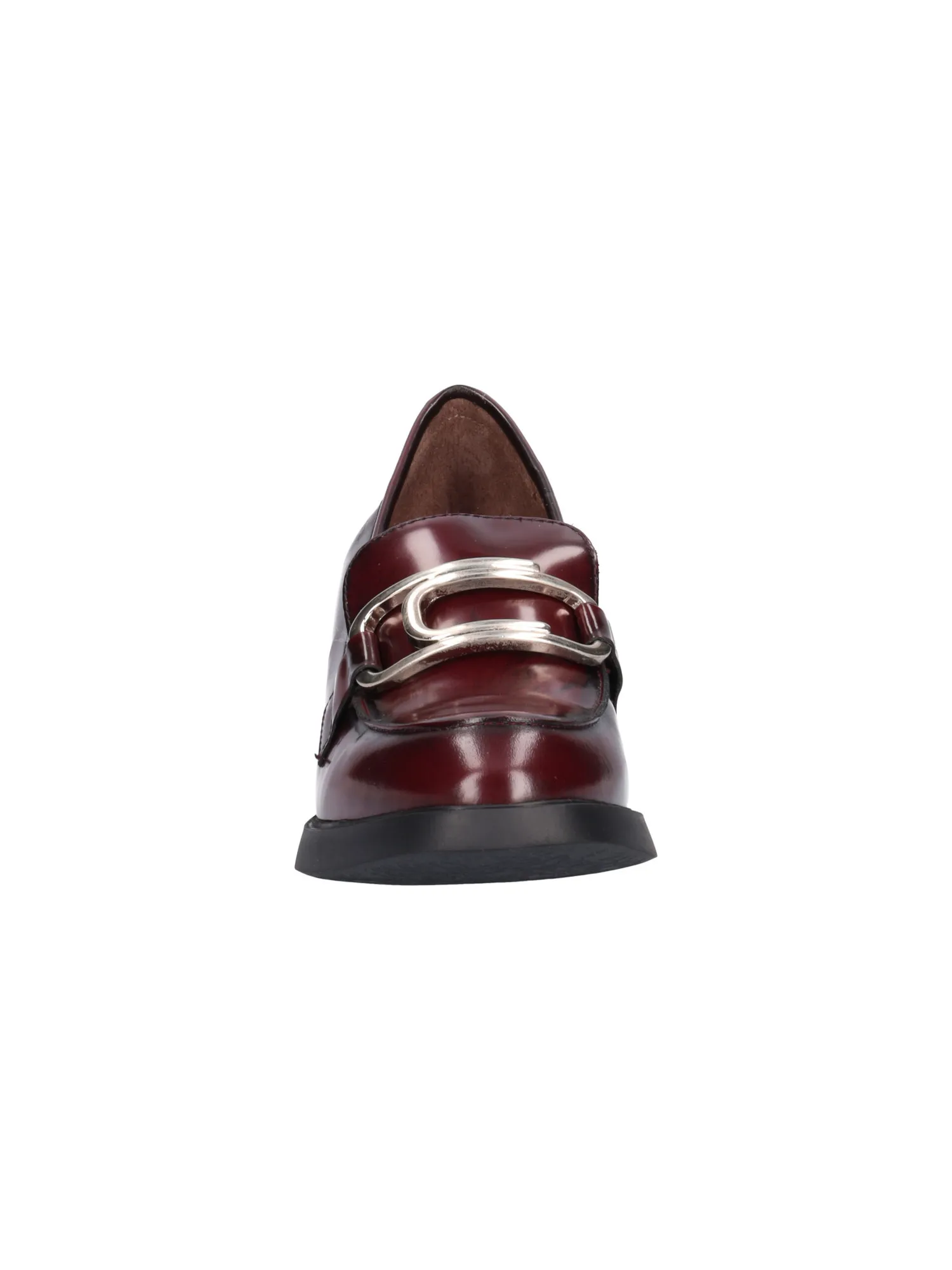 Mocassino tacco largo Wonders da donna bordeaux