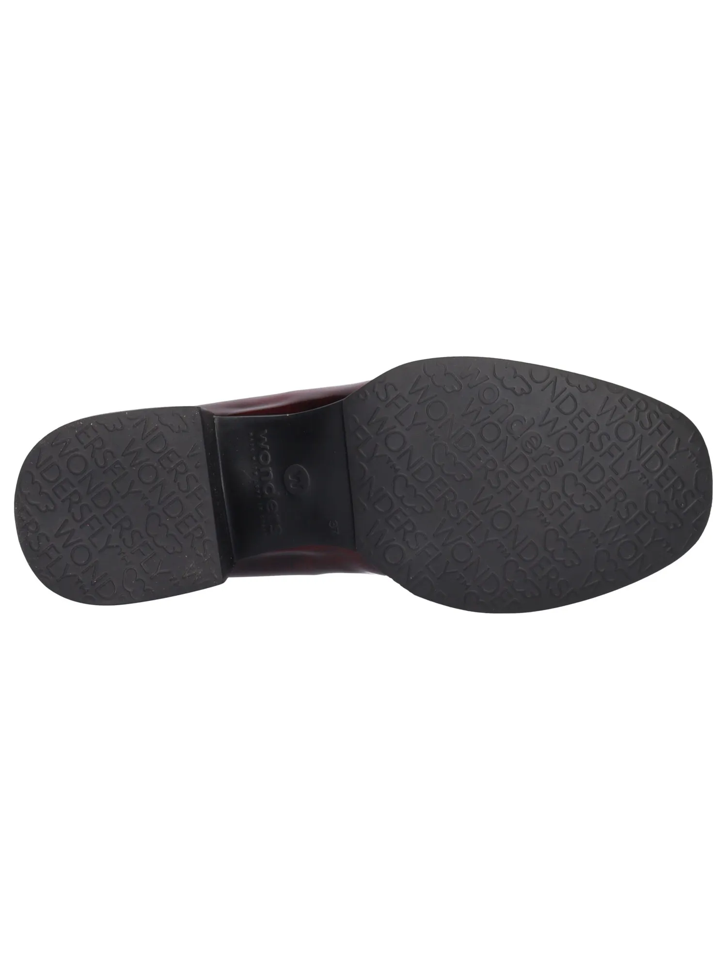 Mocassino tacco largo Wonders da donna bordeaux