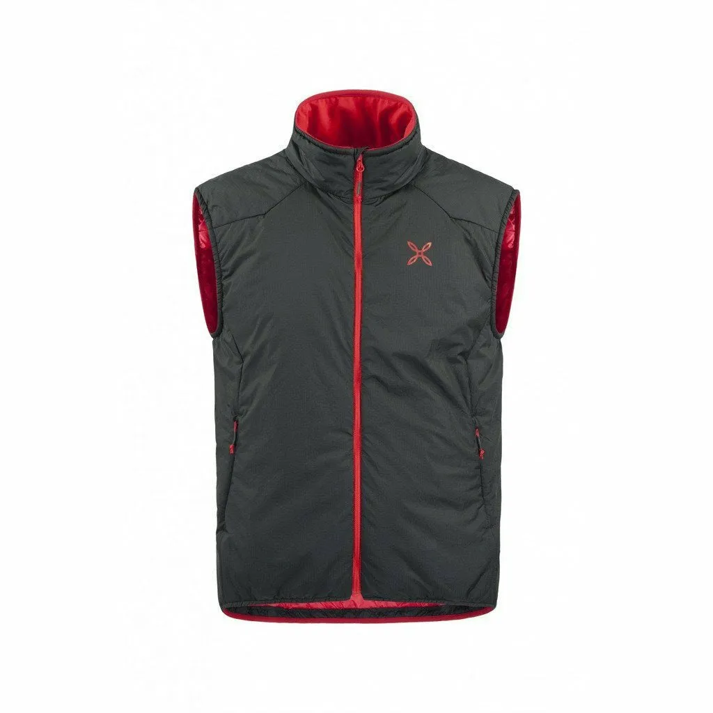Montura Essential Vest Nero/Rosso - Gilet Imbottito