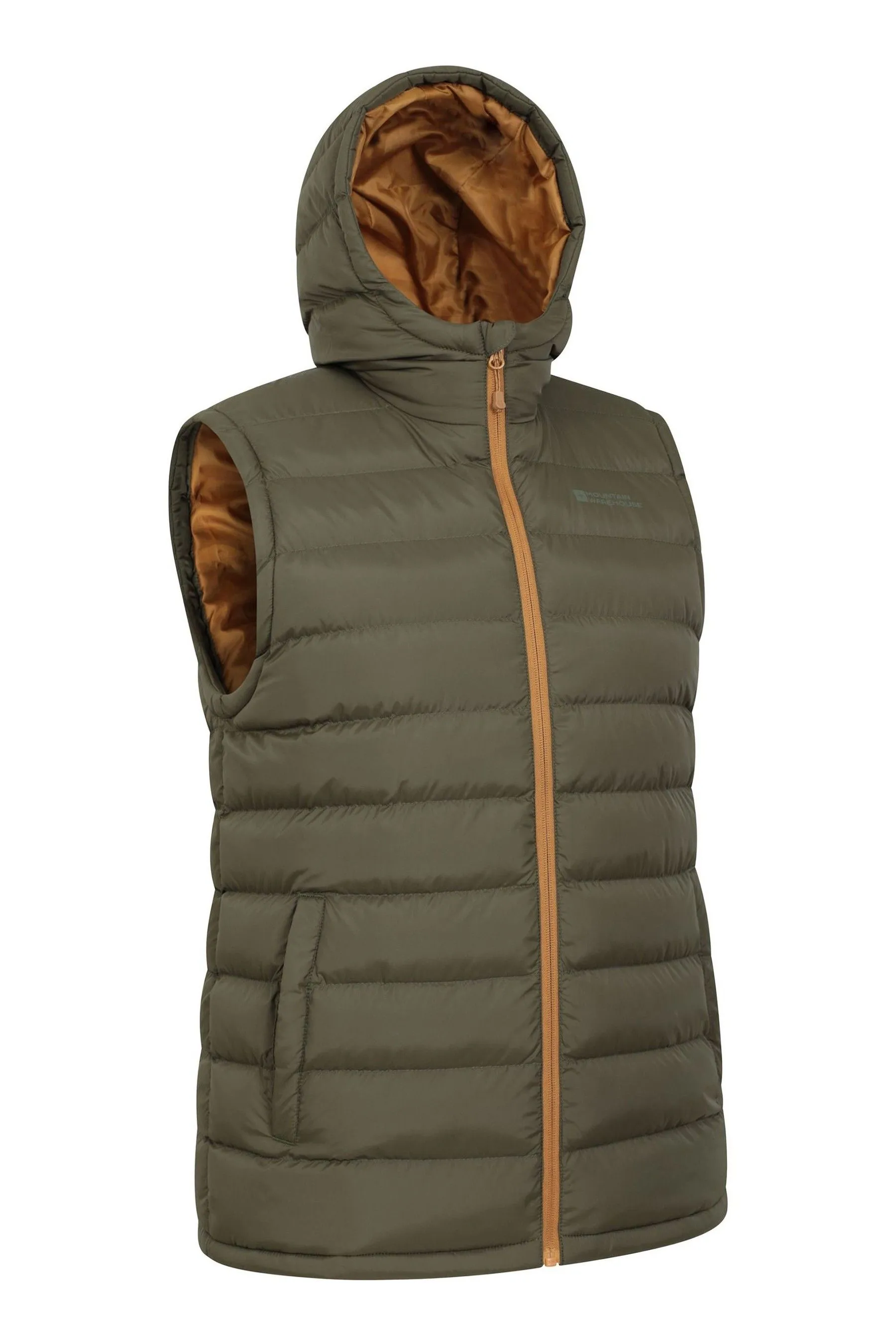 Mountain Warehouse Uomo Seasons - Con cappuccio smanicato imbottito