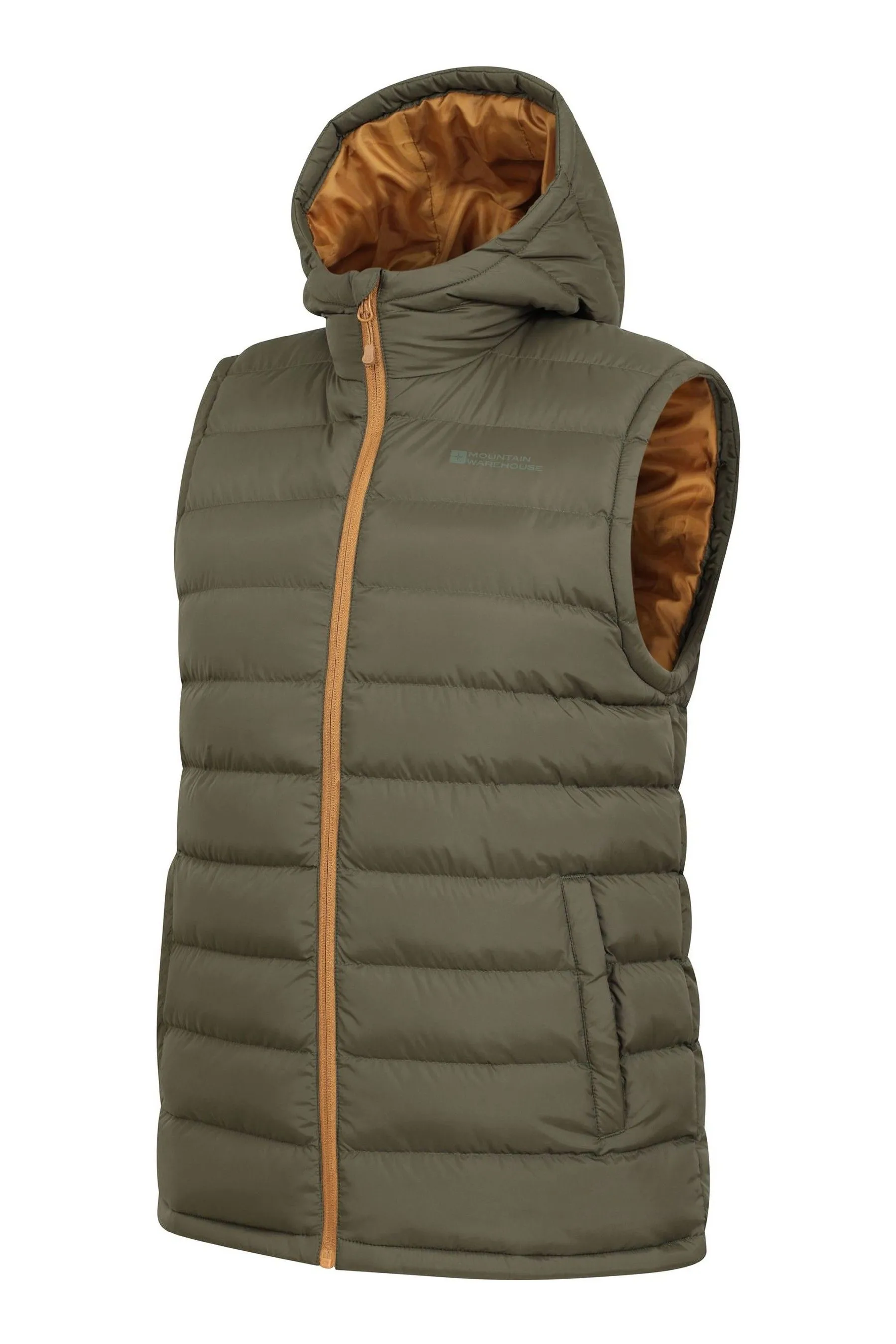 Mountain Warehouse Uomo Seasons - Con cappuccio smanicato imbottito
