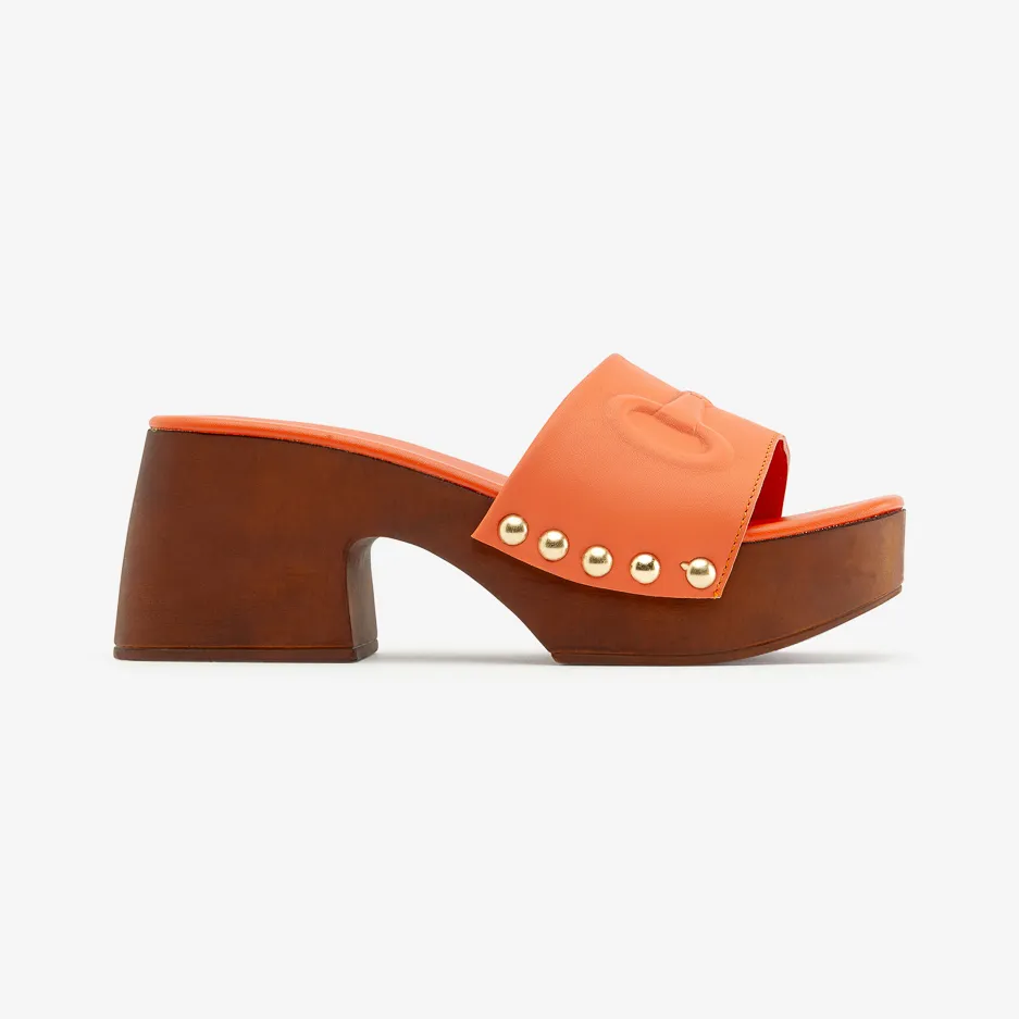 Mule Arancio Morsetto