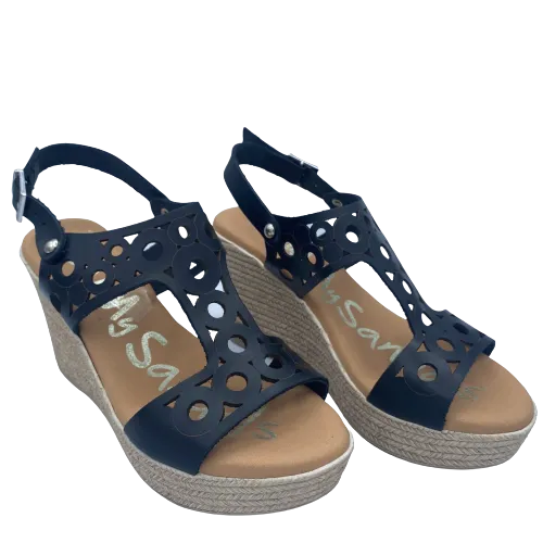 MY SANDALS 4597 PELLE NEGRO