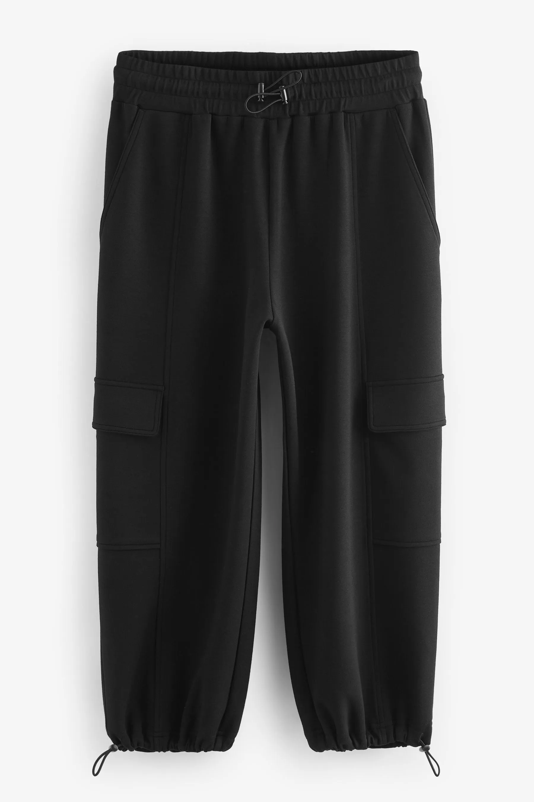 Nero  - Capri - Pantaloni cargo corto sinuoso lunghezza 3/4