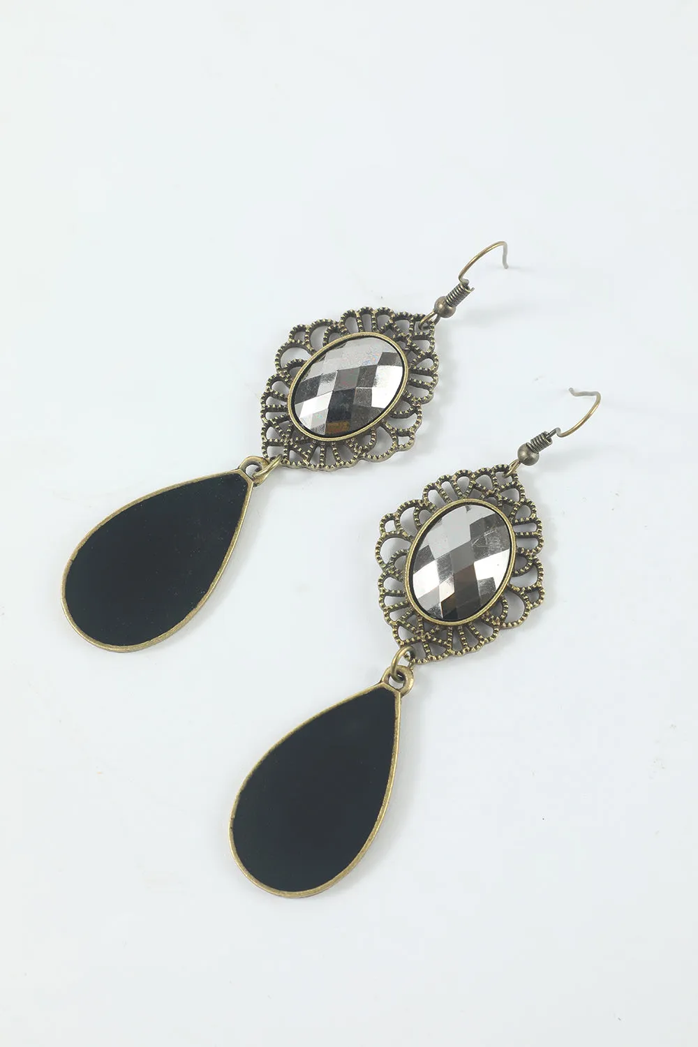 Nero Otto pezzi Calze Guanti 1920s Set di accessori