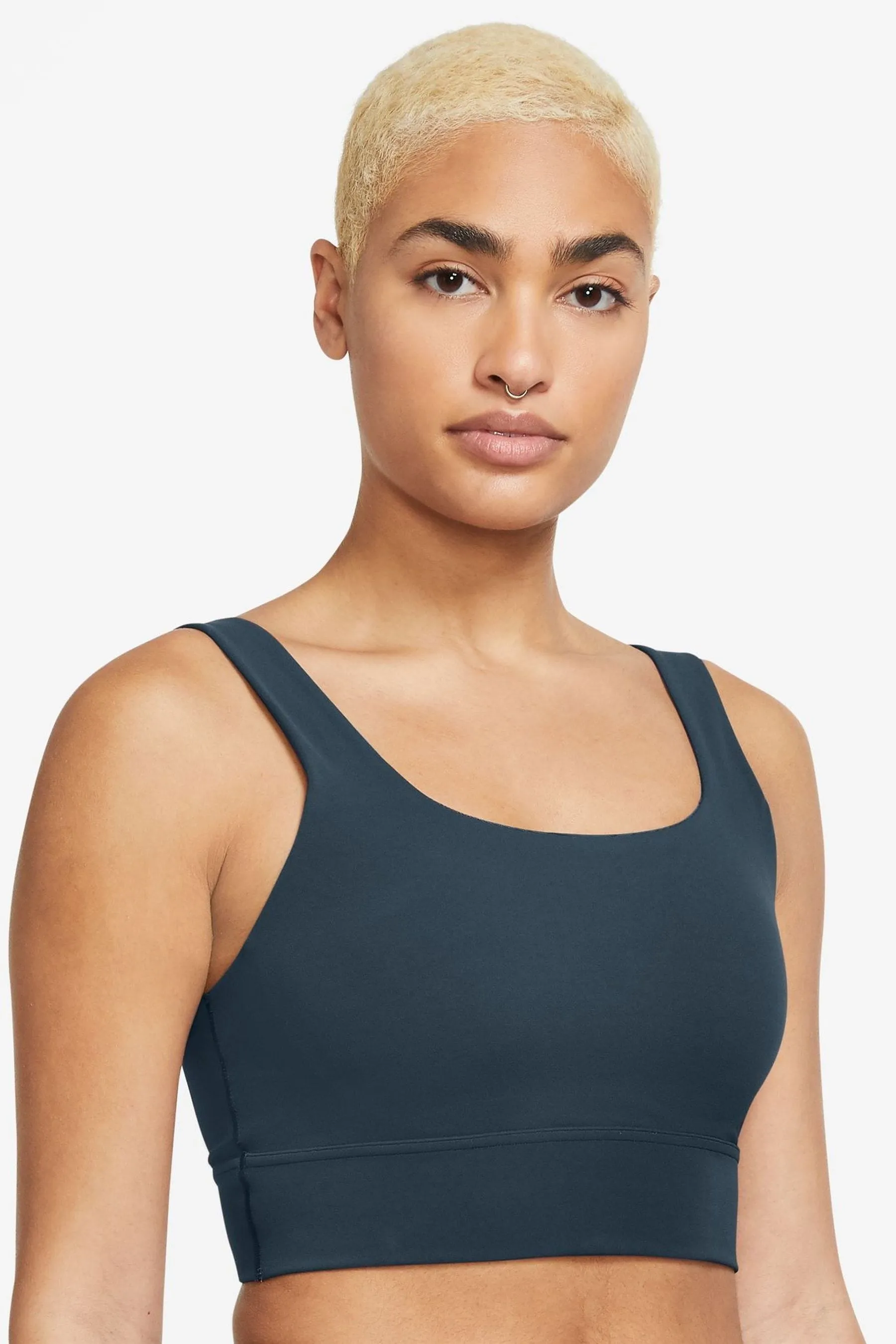 Nike - Zenvy - Reggiseno sportivo lungo imbottito a sostegno medio