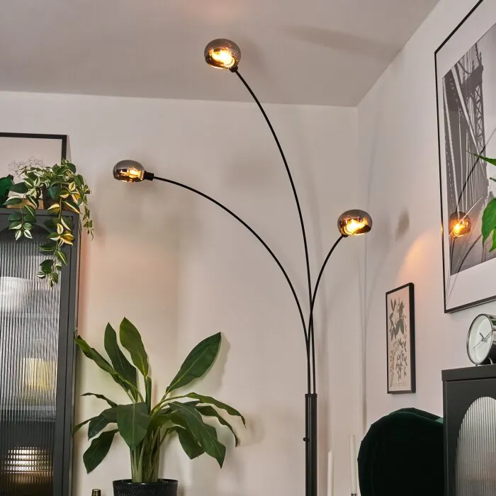 Nikkala Lampada da terra Nero, 3-Luci
