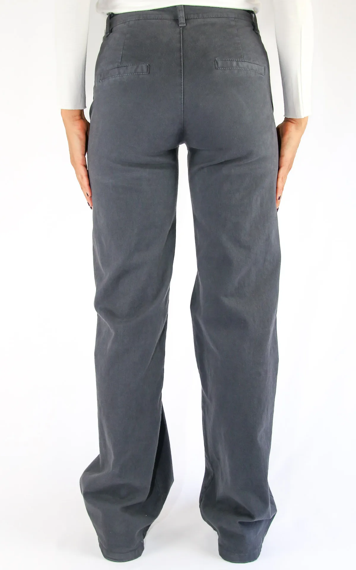Off-On – pantalone palazzo – grigio