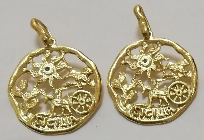 Orecchini in argento Linea Sicilia