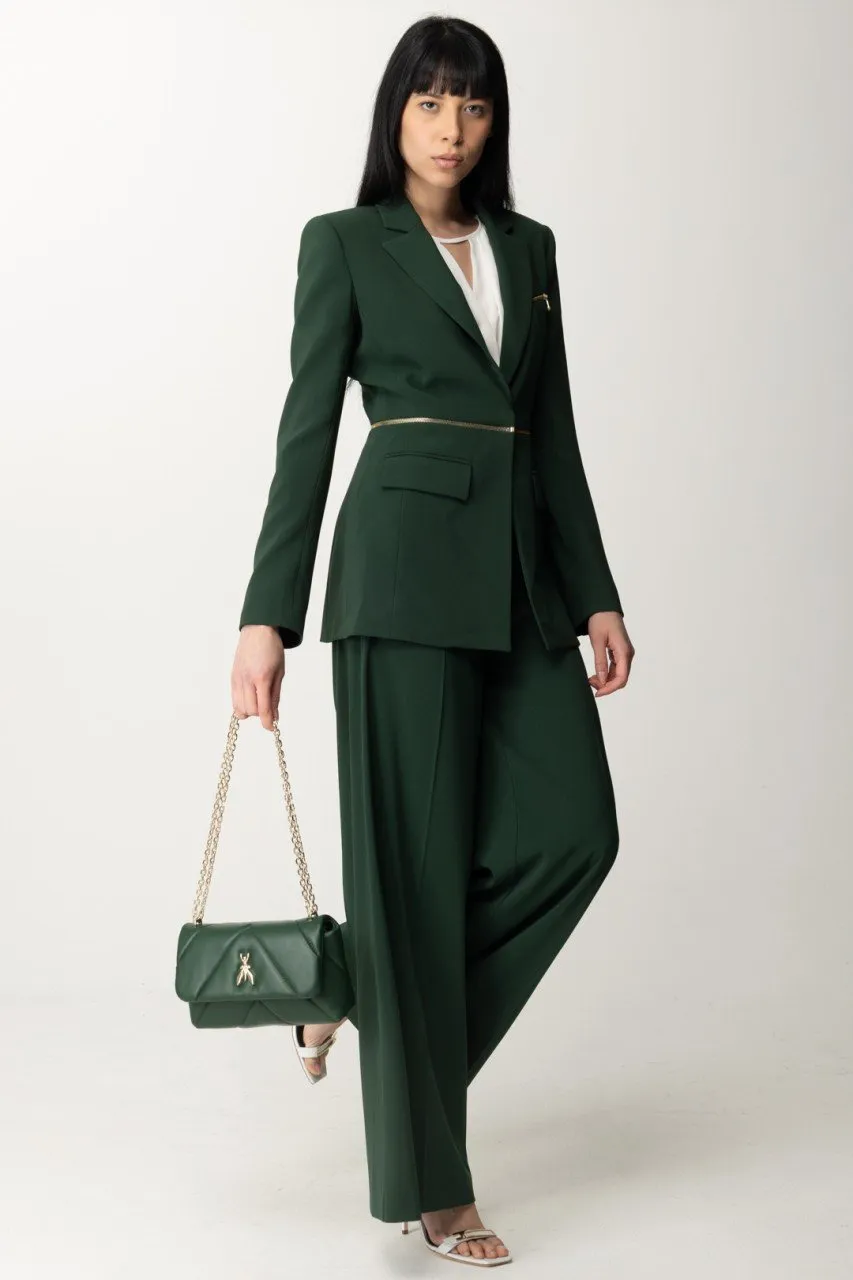 Pantalone a Palazzo con maxi gamba Tuscany Green