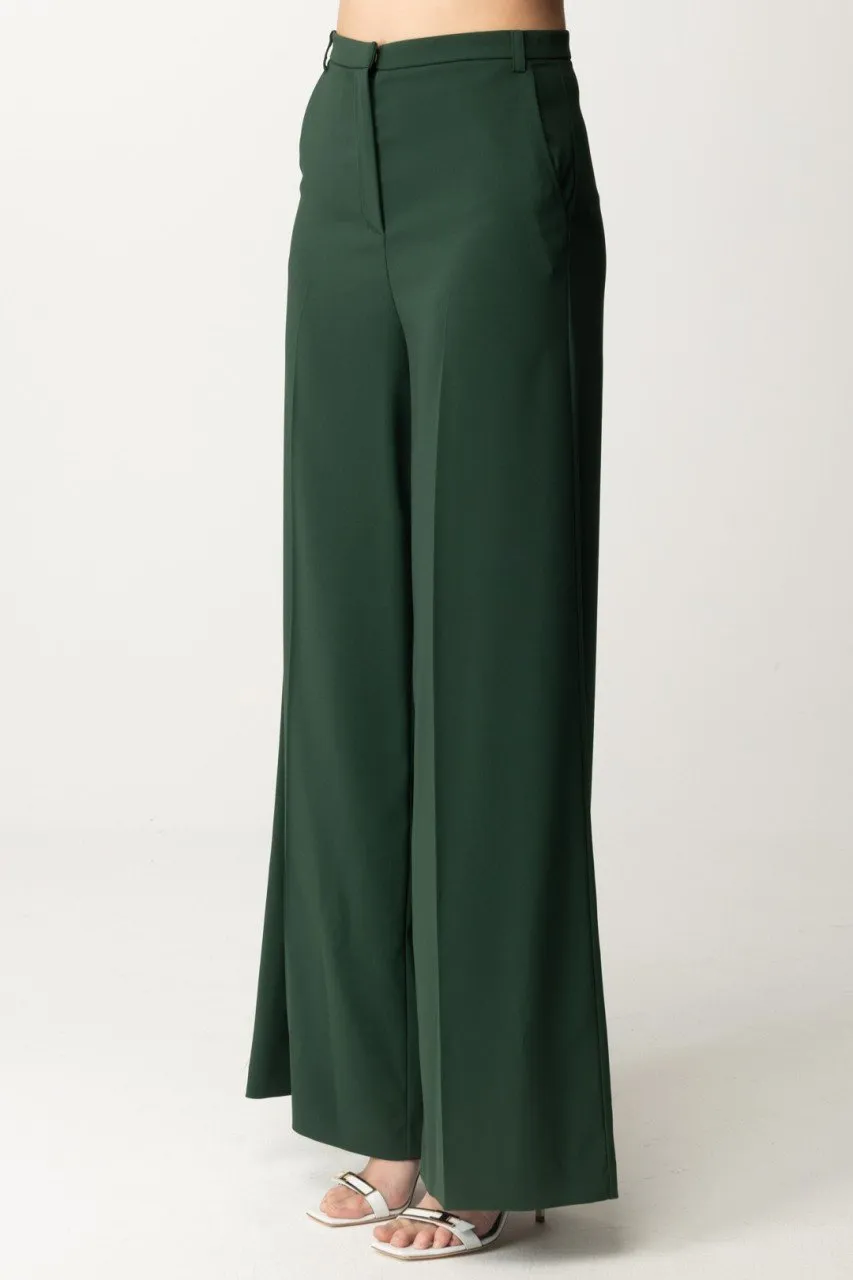 Pantalone a Palazzo con maxi gamba Tuscany Green