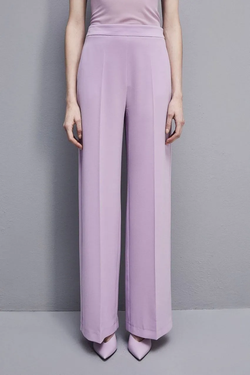 Pantalone a palazzo in sablè crepe patrizia pepe
