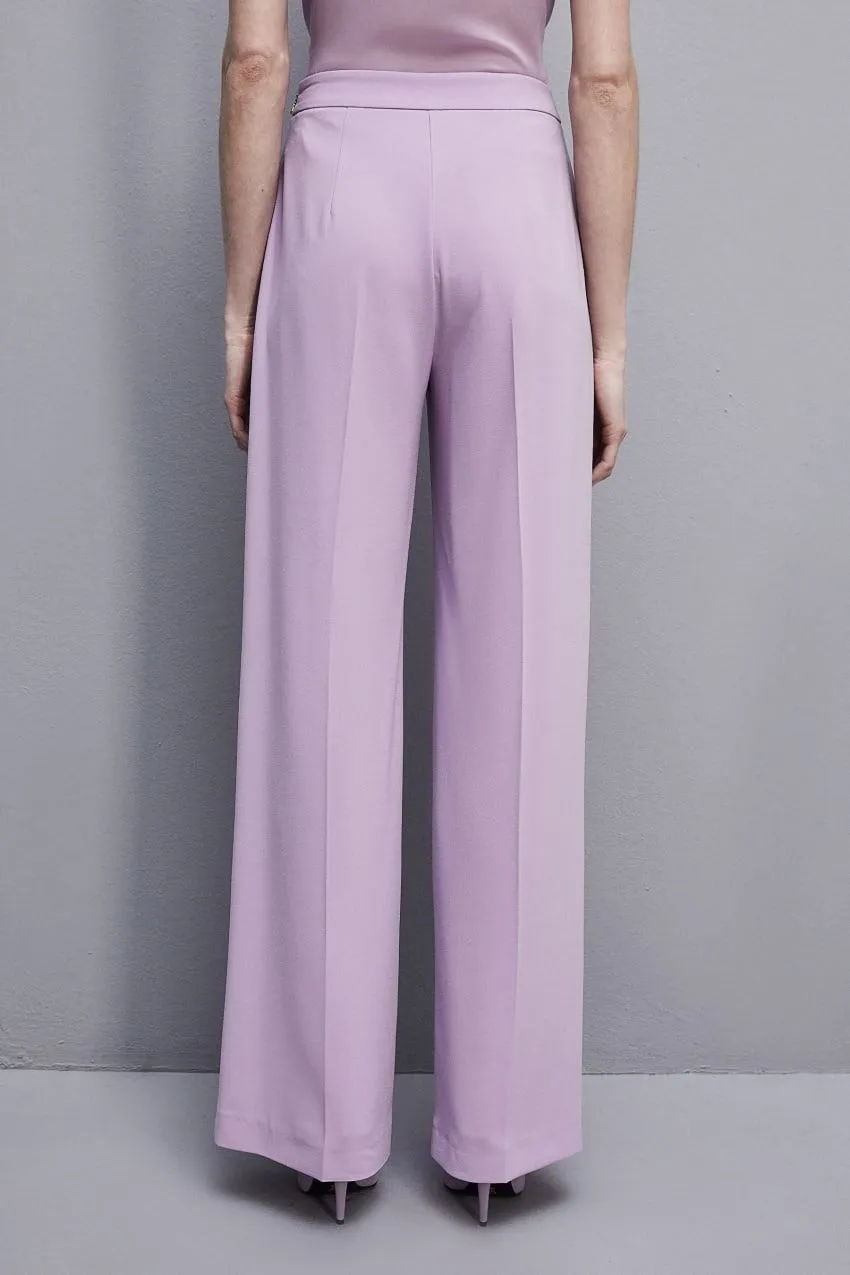 Pantalone a palazzo in sablè crepe patrizia pepe