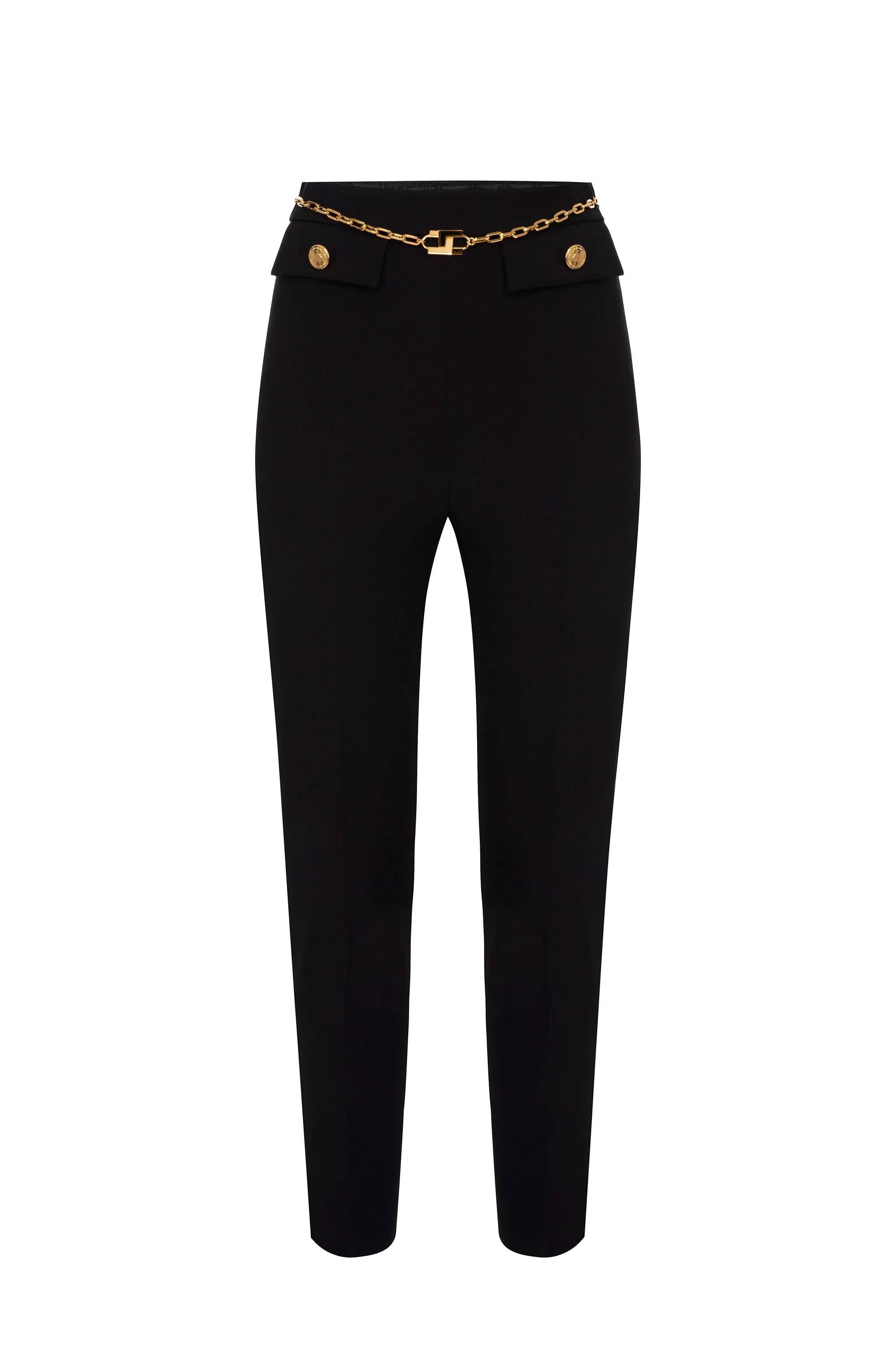 Pantalone affusolato con catena