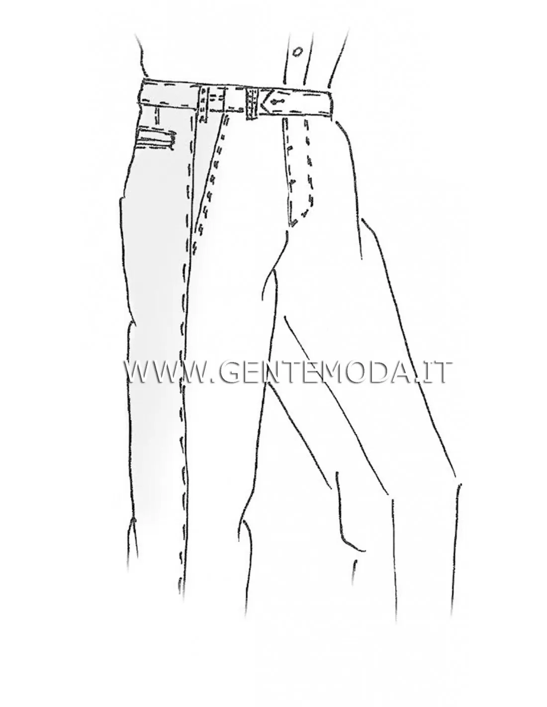 Pantalone in cotone Velluto a coste Coccio autunno inverno