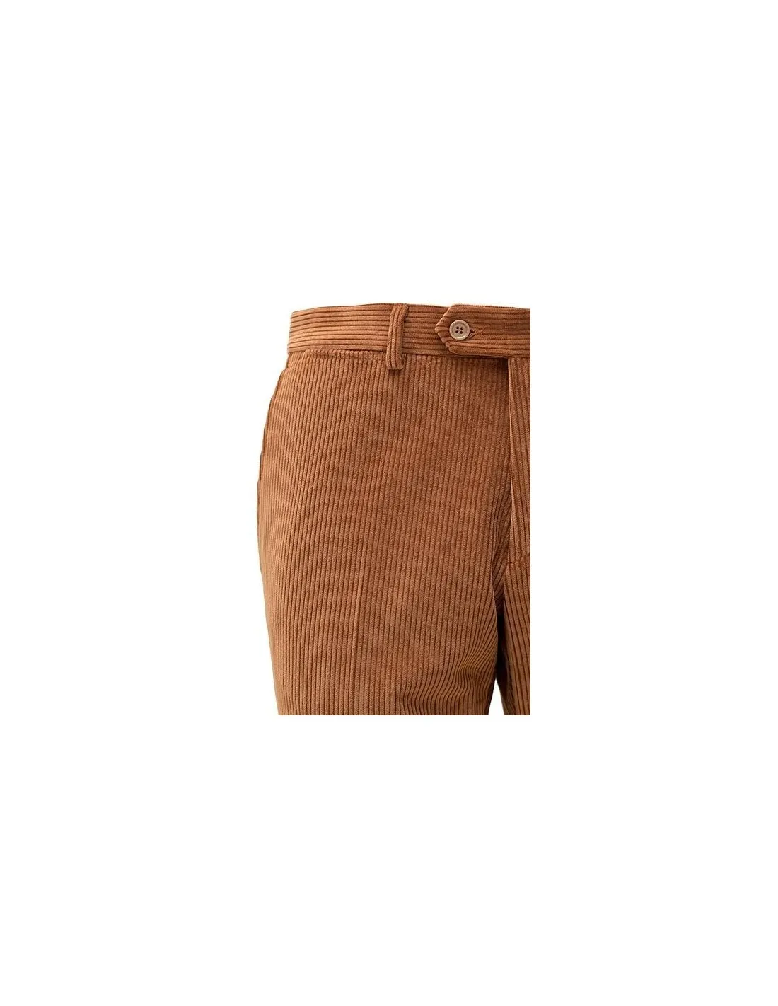 Pantalone in cotone Velluto a coste Coccio autunno inverno