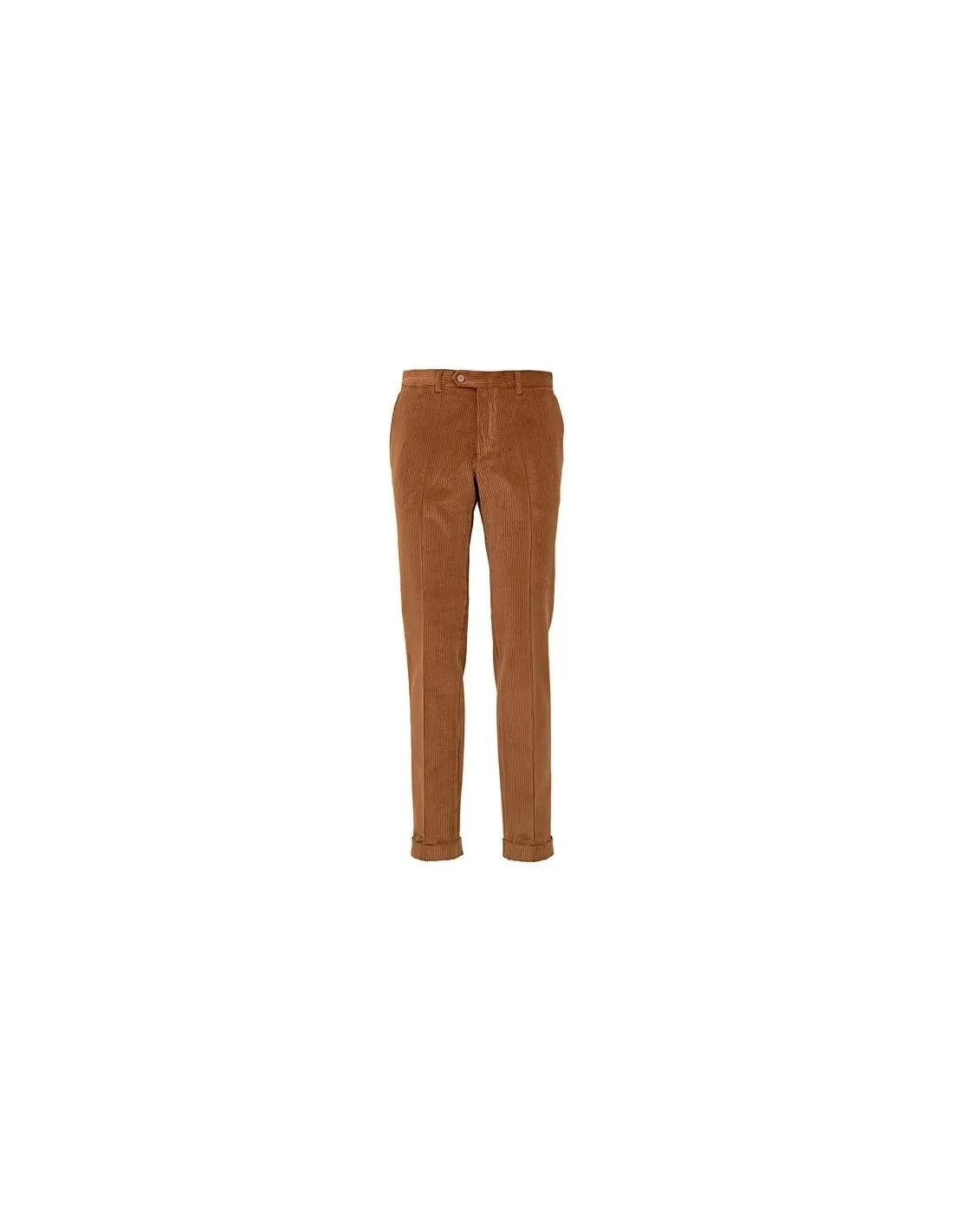 Pantalone in cotone Velluto a coste Coccio autunno inverno