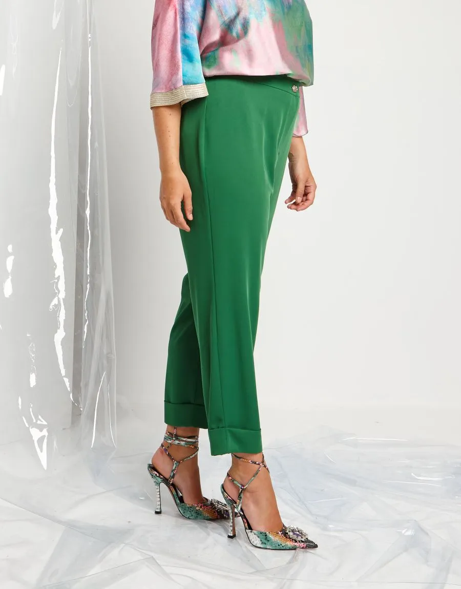 Pantalone in tessuto fluido
