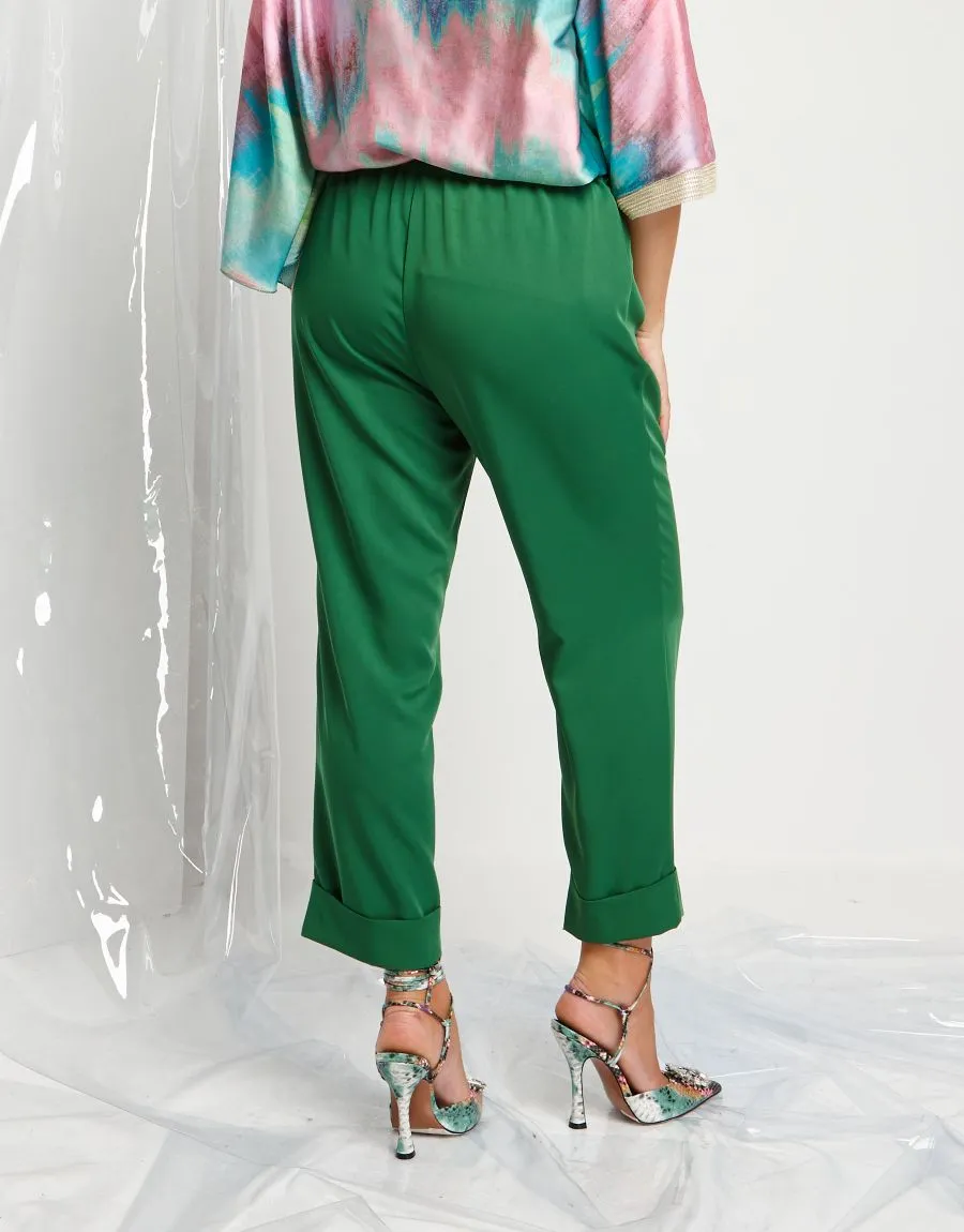 Pantalone in tessuto fluido