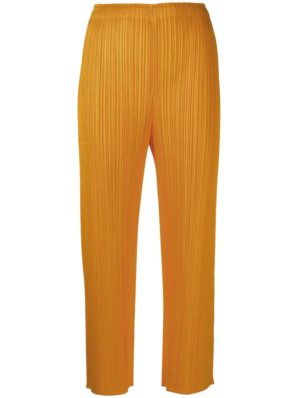pantalone in tessuto plissé