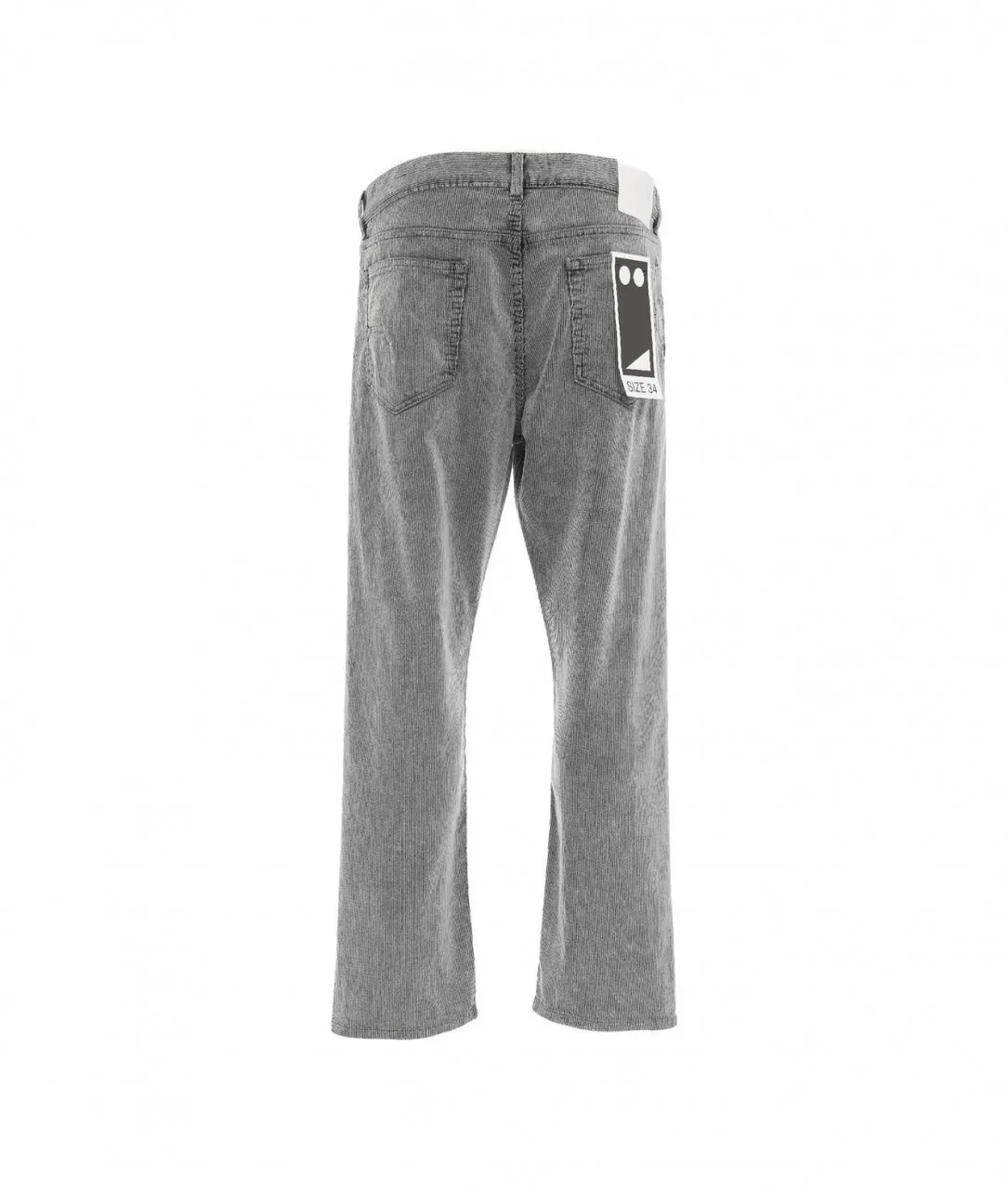 Pantalone in velluto a coste Arrow grigio grigio