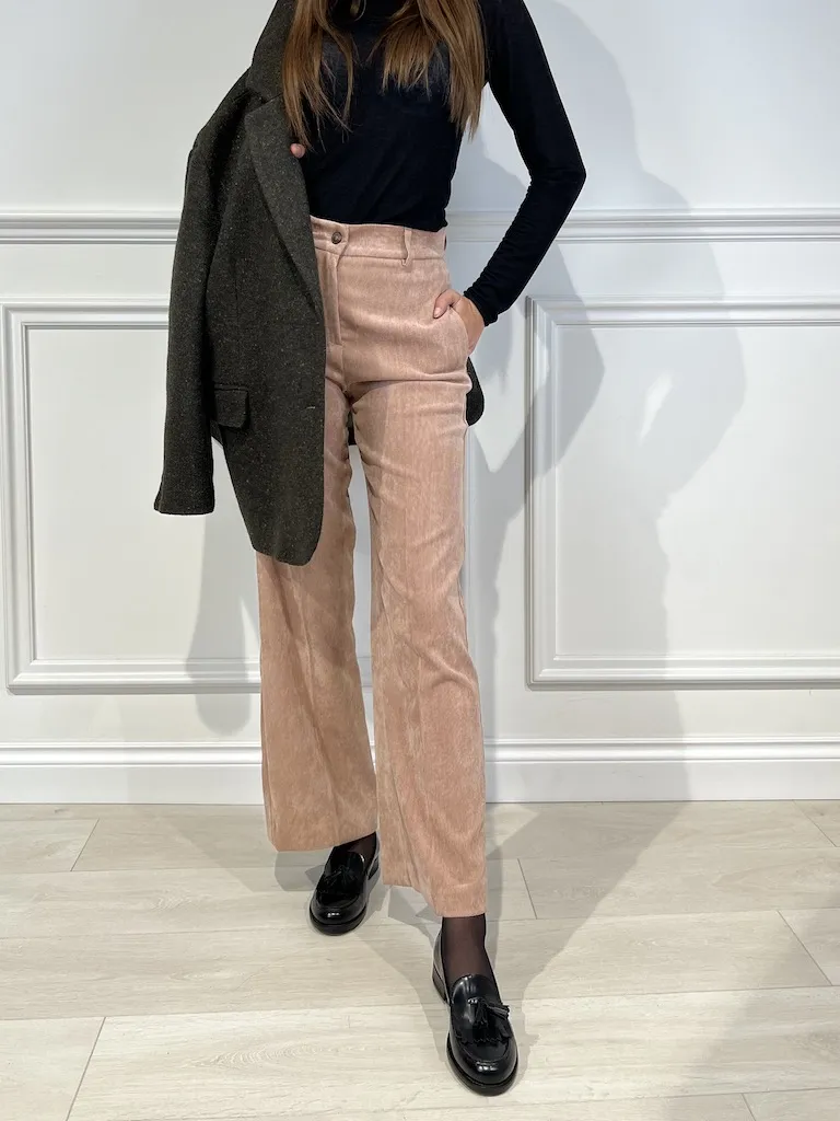 Pantalone palazzo in velluto a costine – Vicolo