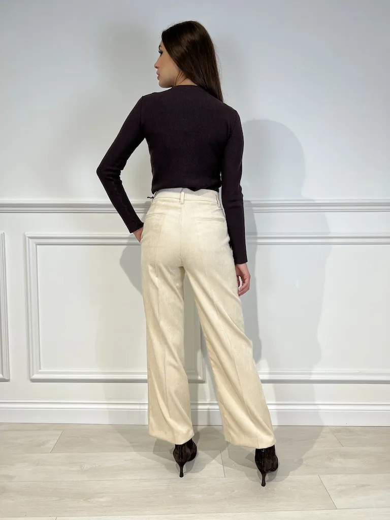 Pantalone palazzo in velluto a costine – Vicolo