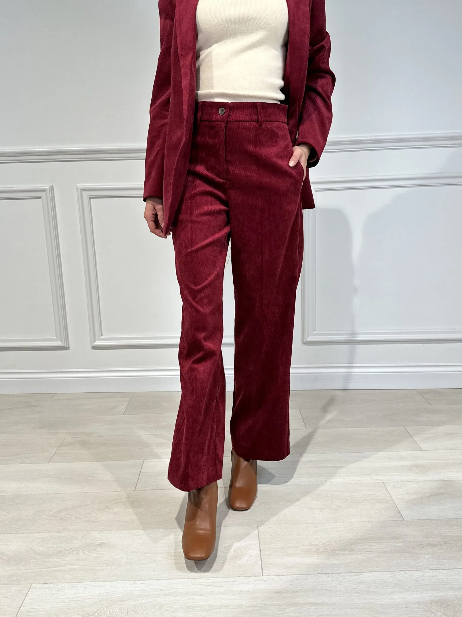 Pantalone palazzo in velluto a costine – Vicolo