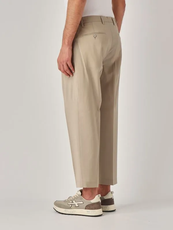 Pantalone uomo Briglia Portobello in lana Beige