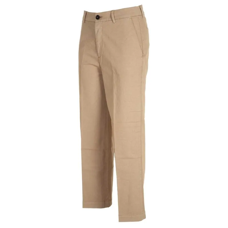 Pantaloni a palazzo con microtrama 