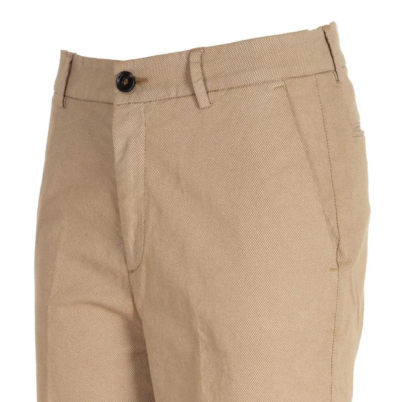 Pantaloni a palazzo con microtrama 